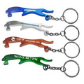 Leopard Shape Bottle Opener with Key Chain (Large Quantities)